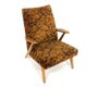 Scandinavian beech armchair, Sweden, 1950