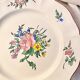 Lot d'assiettes plates Lunéville fleurs (réverbère)