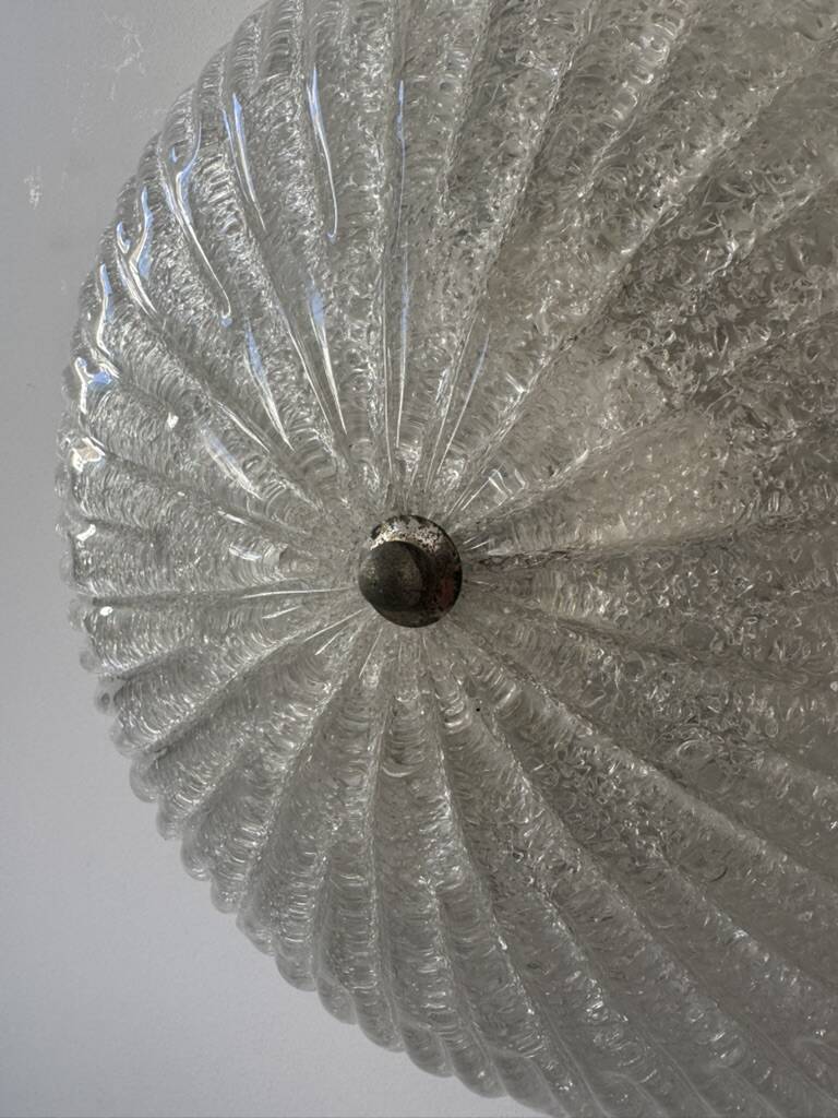 Vintage XL Murano glass wall light, Italy, 1970.