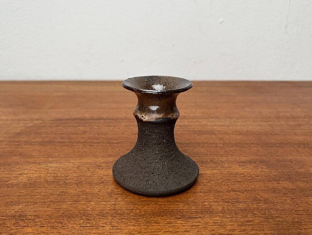 Danish workshop candlestick from the mid-century by Lehmann Pottery, 1960s