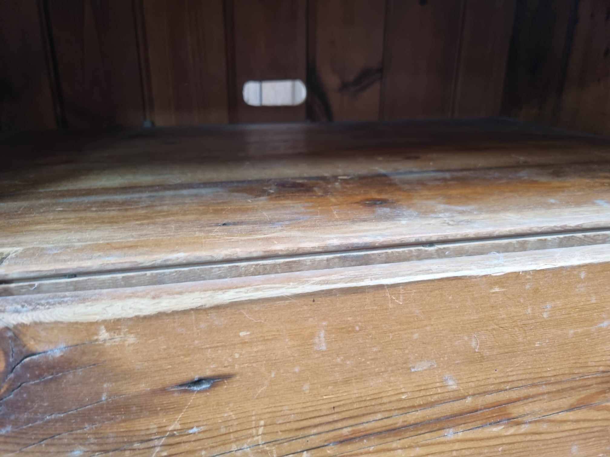 English pine TV cabinet