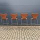 Fritz Hansen Series 7 Bar Stools Arne Jacobsen