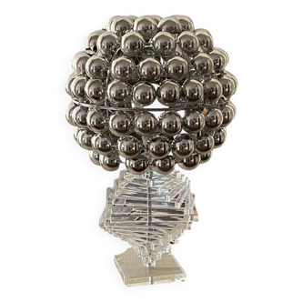 Lampe Cinétique vintage en plexiglass.1980