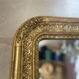 Old golden mirror