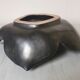 Vintage glazed ceramic trinket bowl