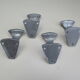 4 PATERES made of aluminum cast industrial design