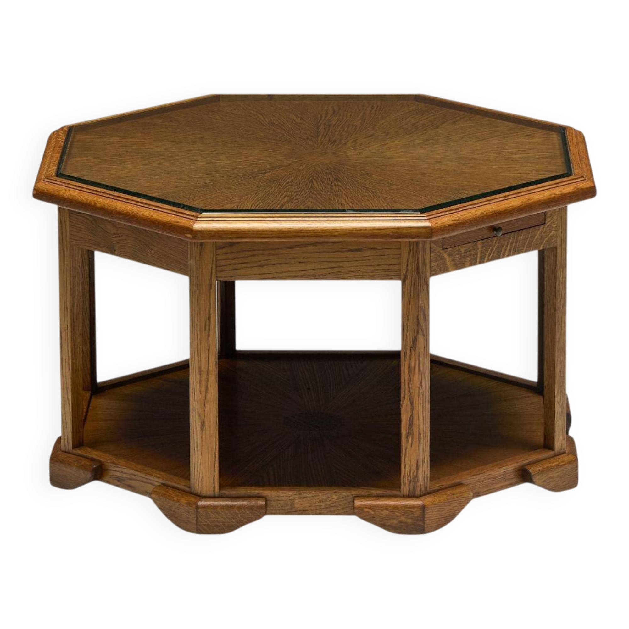 Octagonal Art Deco coffee table, France, 1930s
