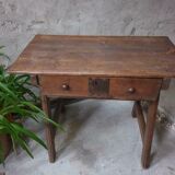 Antique pay table sidetable from Spain