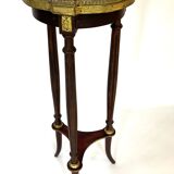 Louis XVI style marble and brass gueridon, 19th century