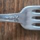 Set of 12 vintage silver-plated metal forks.