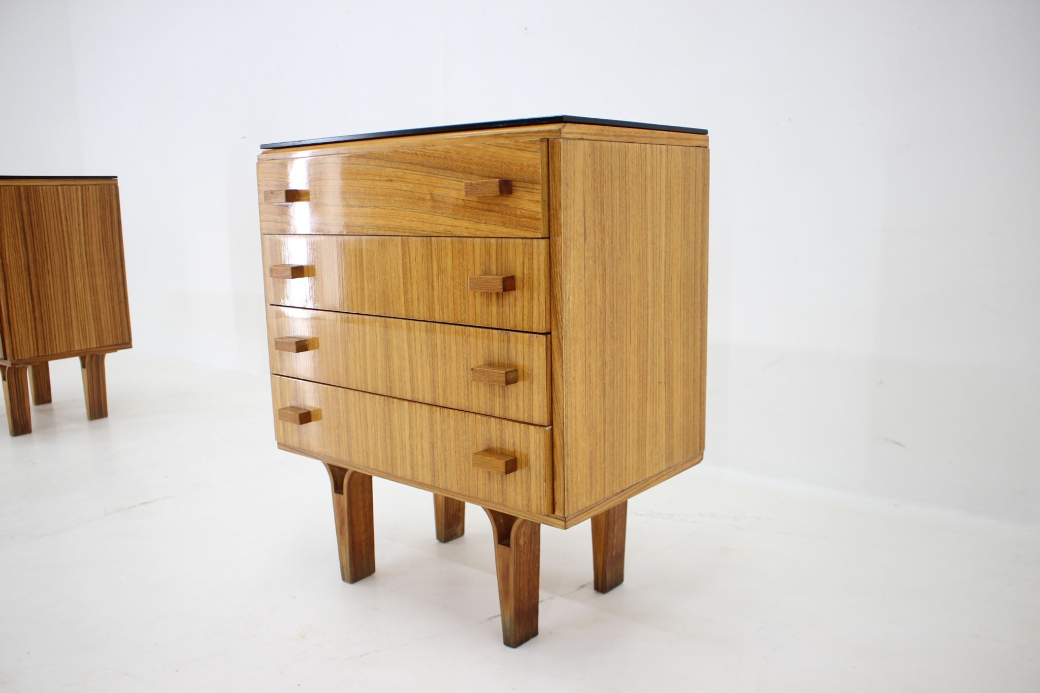 1960s Frantisek Mezulanik Pair of Chest of Drawers, Czechoslovakia