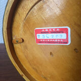 Vintage wicker lamp foot