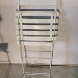 Bistro-style folding garden furniture set – table and 3 chairs