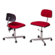Chaises de bureau rouges Jørgen Rasmussen Kevi
