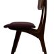 Vintage dining room chairs teak Topform design 60s Louis van Teeffelen