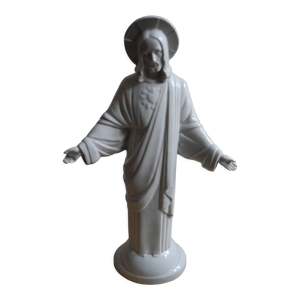Statue Christ Rédempteur porcelaine