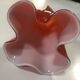 Vintage Handkerchief Vase • Incamiciato • Murano Glass • 1960