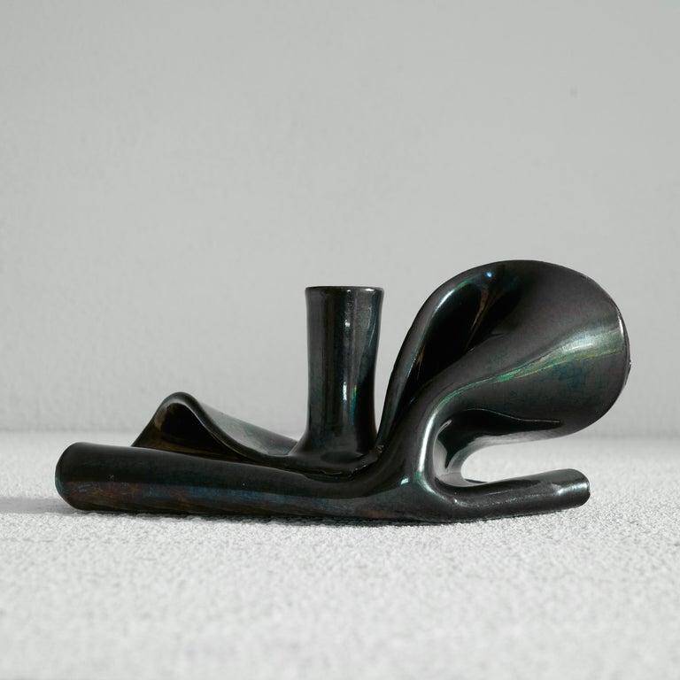 Candle holder Studio Pli metal Freeform