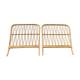 Rattan bedhead