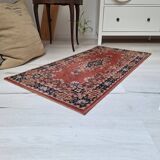 Pink Persian wool rug