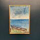 Original Oil on Swedish Panel - "Red Oak at Råå" by Stig Allan - Signed - Dated 1983 - Framed - 53 × 38 cm (20.9" × 15")