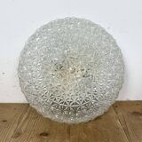 Vintage Glass Wall Or Ceiling Light, 1970s