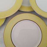 Flat Faience Plates Orchies Moulin des Loups Vintage