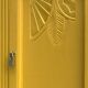 Parisian art deco buffet in yellow ochre