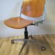Castelli wood and metal swivel office chair