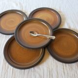 Serving dish and 5 dessert plates from St Amand model "Meylan" in good condition