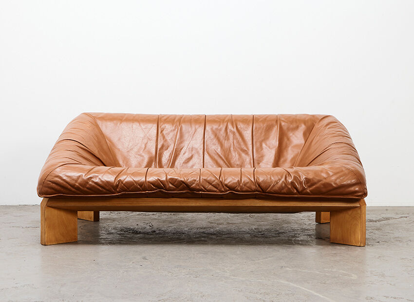 Gerard van den Berg Oslo Canapé en cuir pour Montis années 1970