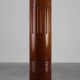 Pédestal en bois massif Art Déco sculptural, France vers 1925