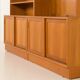 Danish mid century modular bookcase in teak by Poul Hundevad , Denmark