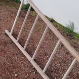 Échelle de maraîcher récolte fruitière en bois ancien -3m65