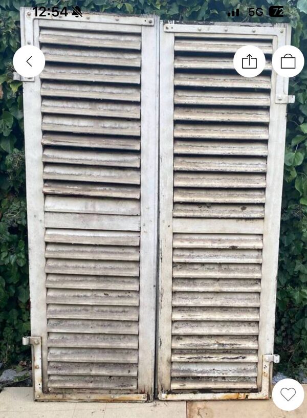 Volets anciens persiennes bois