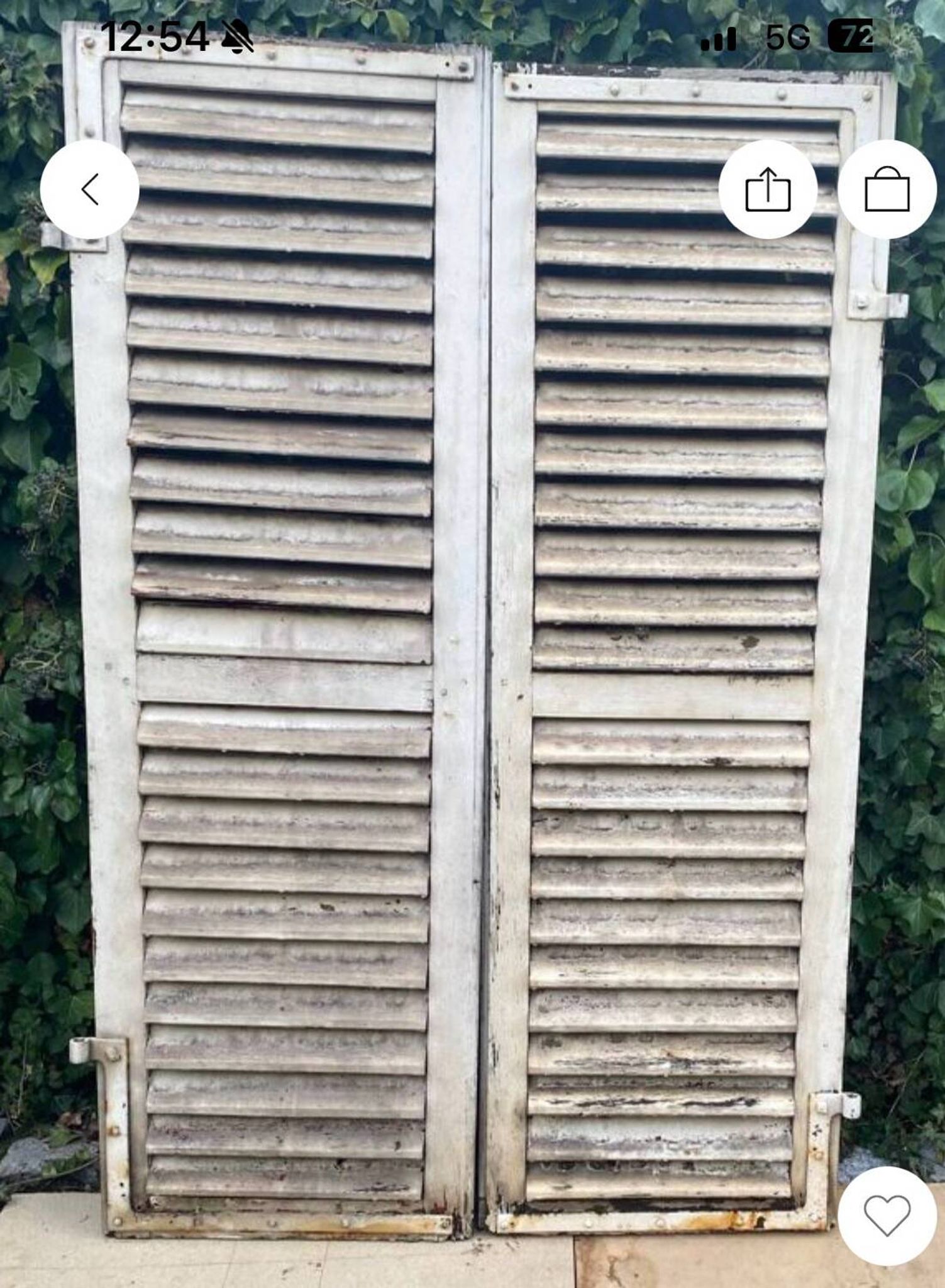 Volets anciens persiennes bois