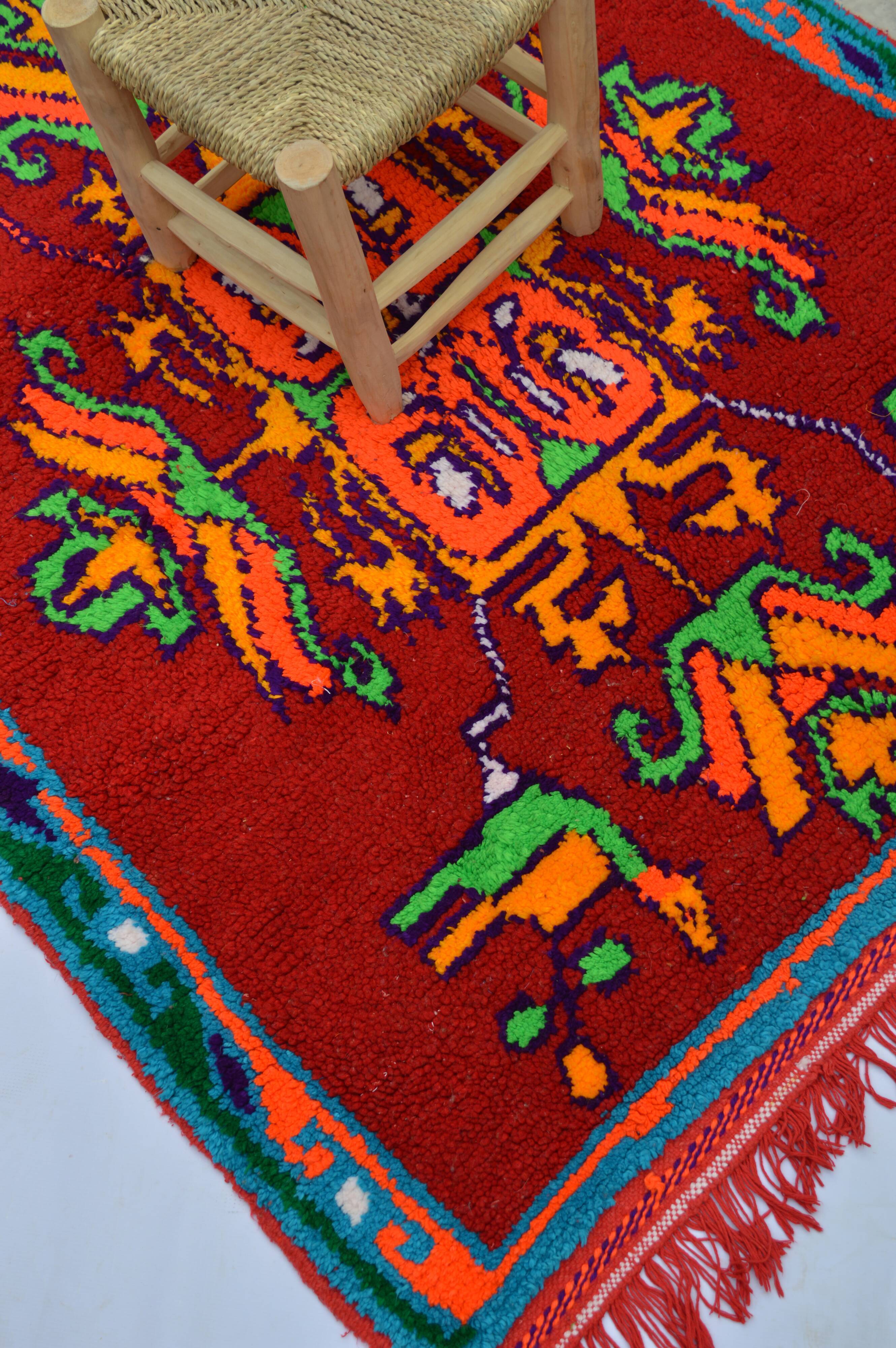 Moroccan berber carpet 169x116cm
