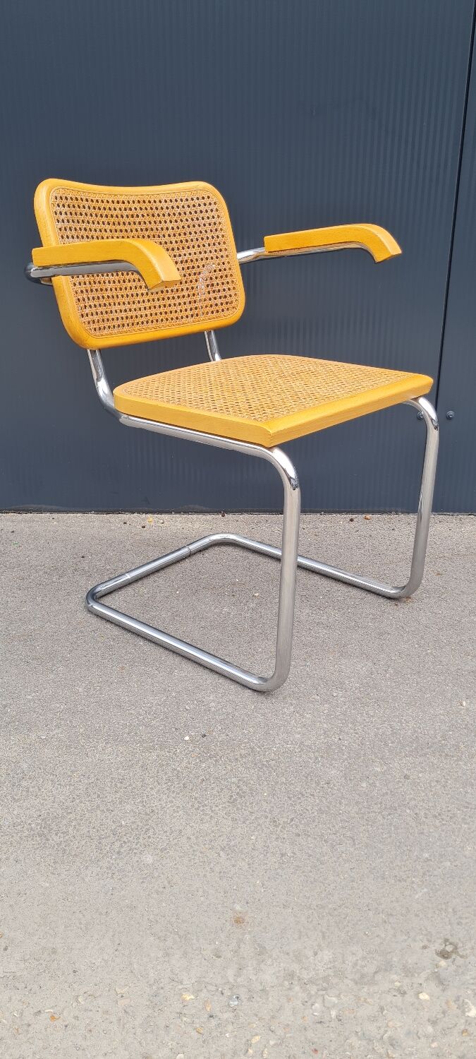 Armchair B64 cesca by marcel Breuer