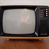 Yellow minivox vintage tv
