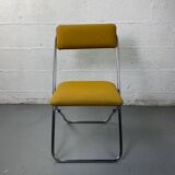 Mustard yellow folding chair