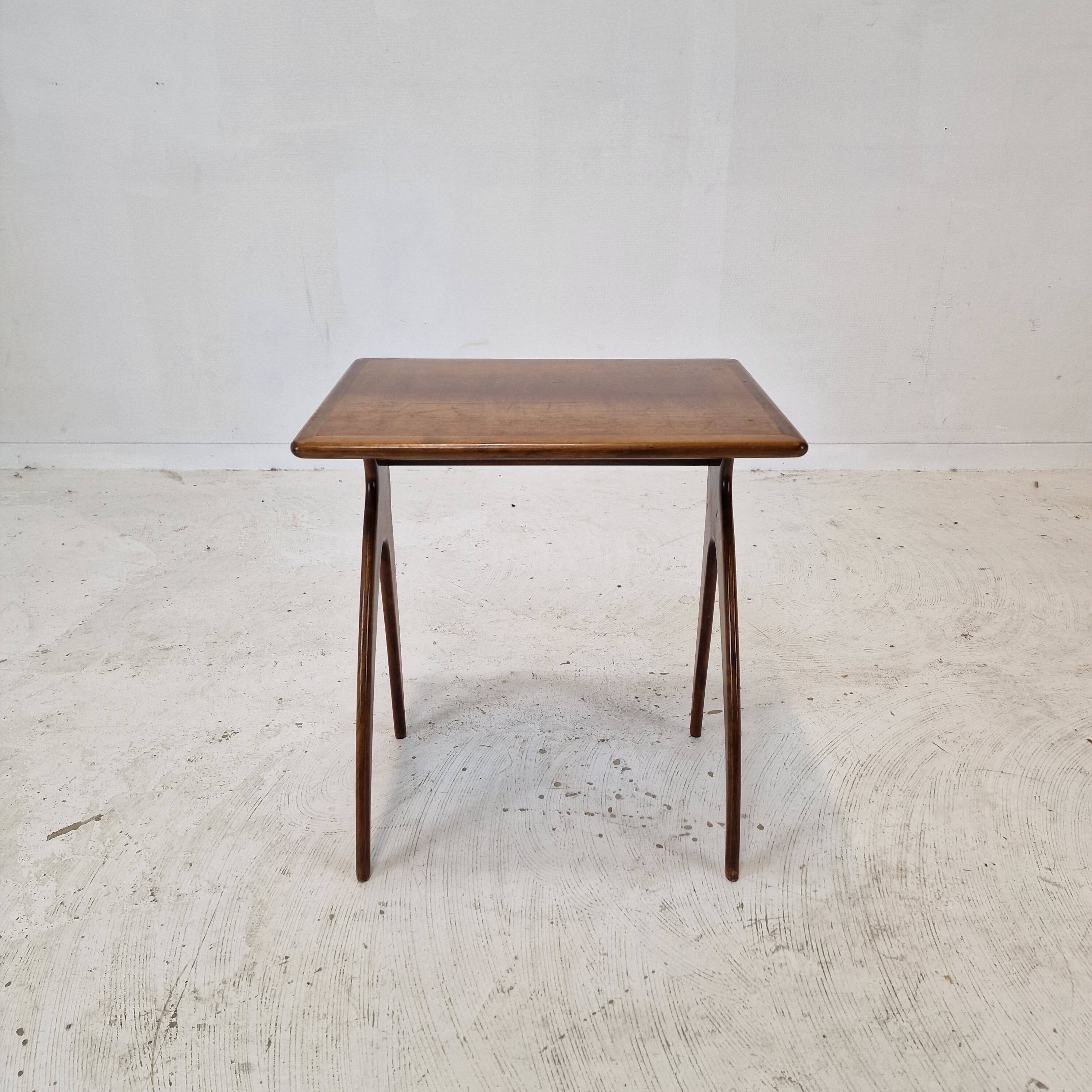 Italian Wooden Side Table, 1930s