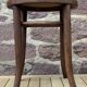 Viennese Thonet piano stool curved wood 1900 bentwood stool Thonet hocker Bugholzhocker