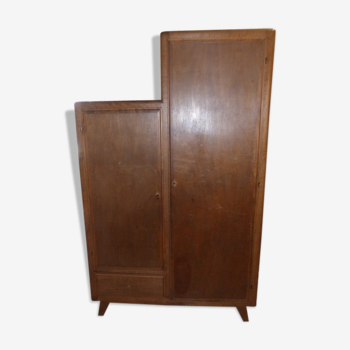 Armoire parisienne asymétrique années 50