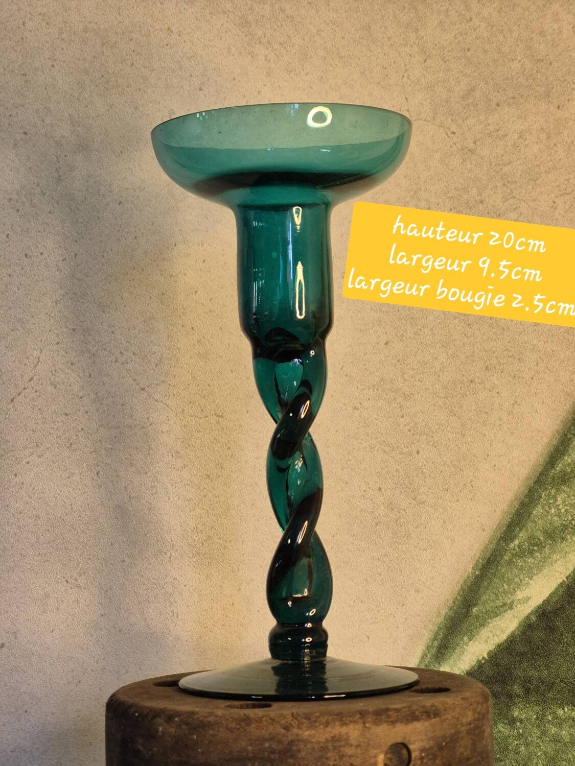 Green candlesticks