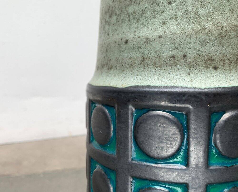 Mid-Century West German Pottery WGP Floor Vase from Scheurich, 1960s