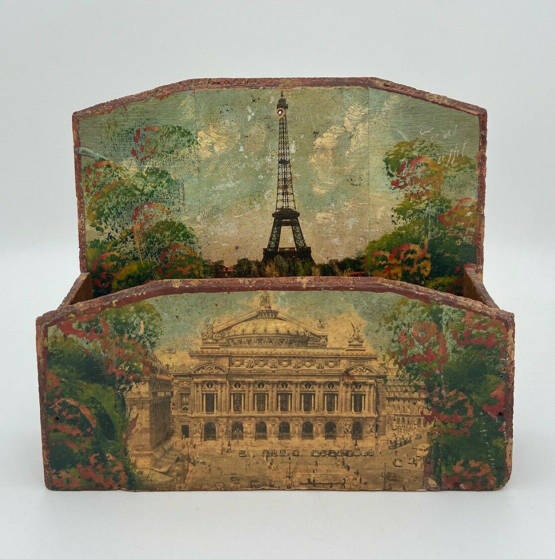 Door mail eiffel tower monuments of paris early xxth painting