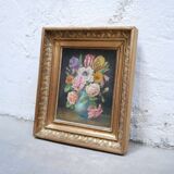 Old painting on canvas