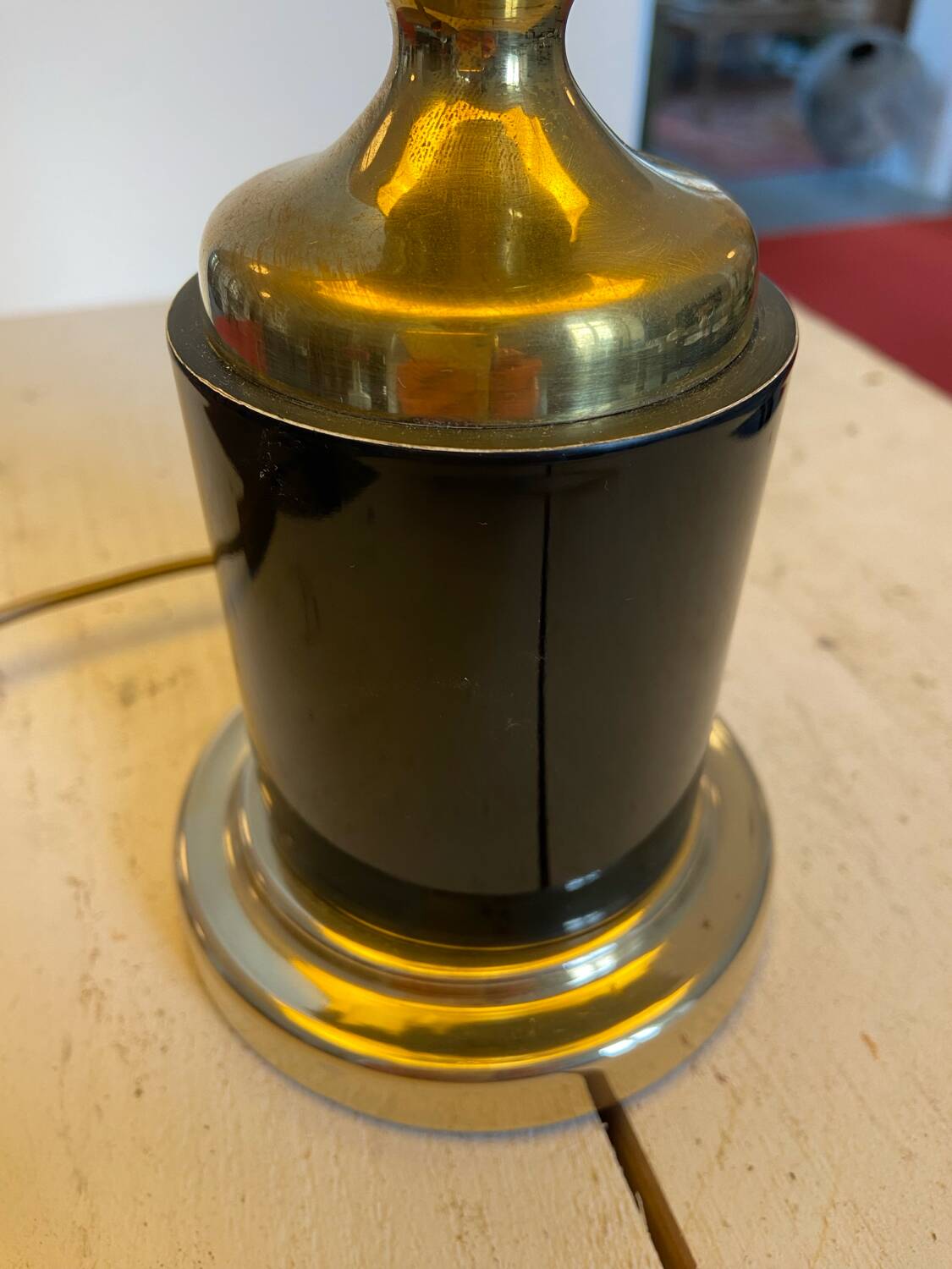 Lampe ananas « Hollywood Regency »