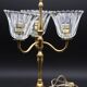 Large Size Art Decò Murano Glass Table Lamp, 1940