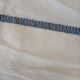 Antique linen/mixed sheet with embroidery